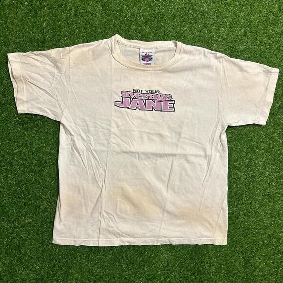Not Your Average Jane Double-Sided Graphic Print T-Shirt - Picture 1 of 6